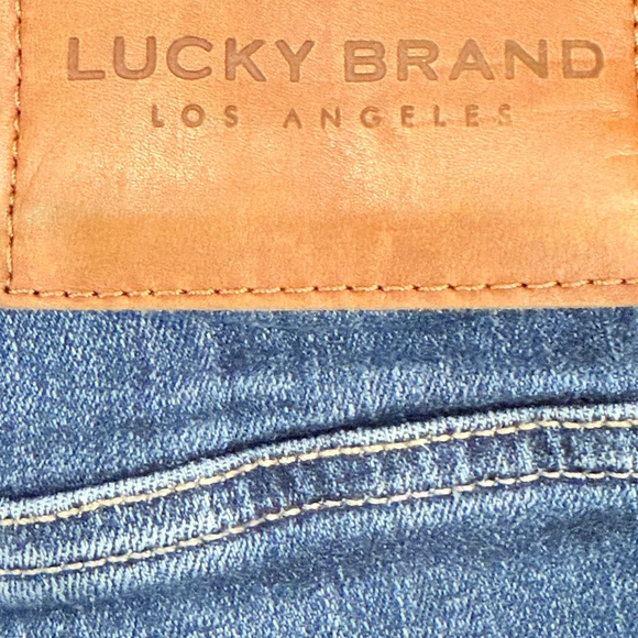 Lucky Brand Jeans Womens 8/29 Blue Stevie High Rise Flare Denim Front Pockets - Picture 12 of 12